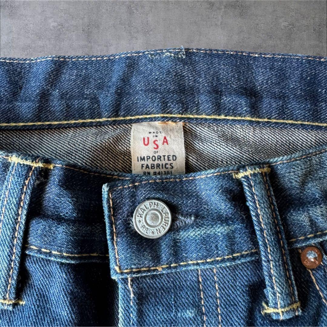 29 RRL ダブルアールエル スリムブーツカットデニムパンツ ジーンズ USA