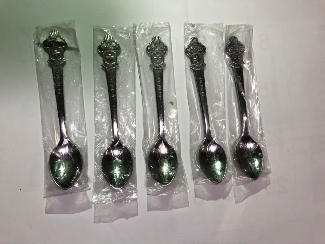 【未使用品】ROLEX ロレックススプーン GENEVE ジュネーブ 5本セット