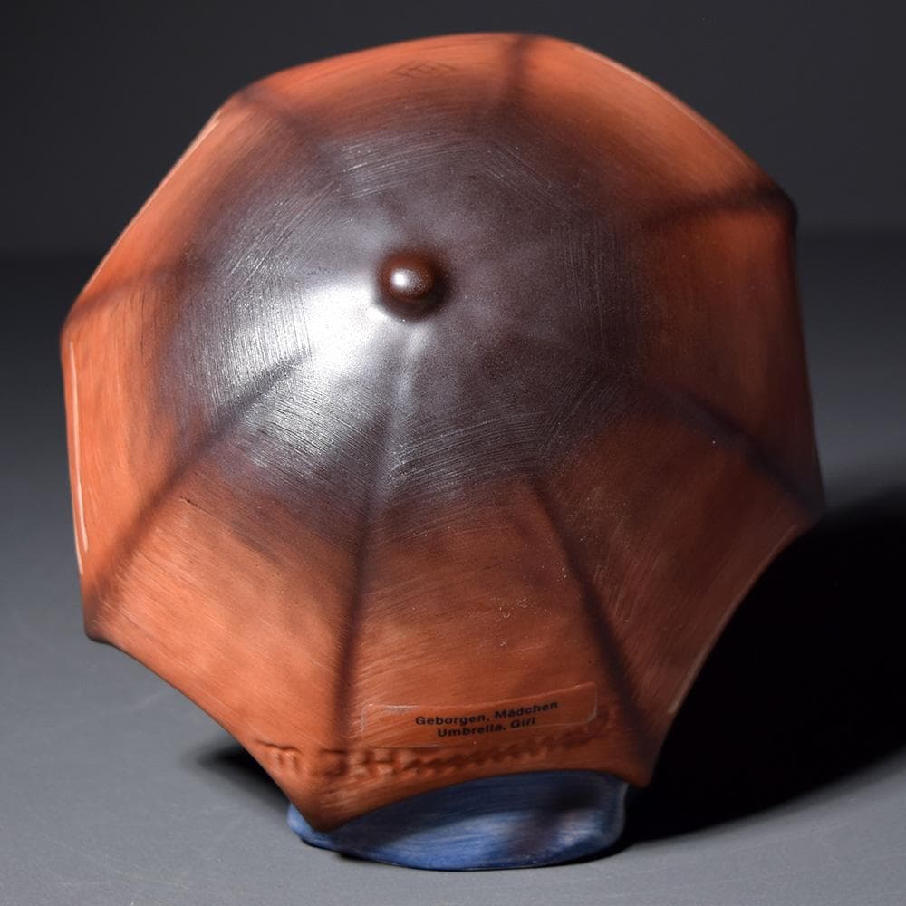 ドイツ Goebel ゲーベル 傘の少年 傘の少女 フンメル人形 フィギュリン