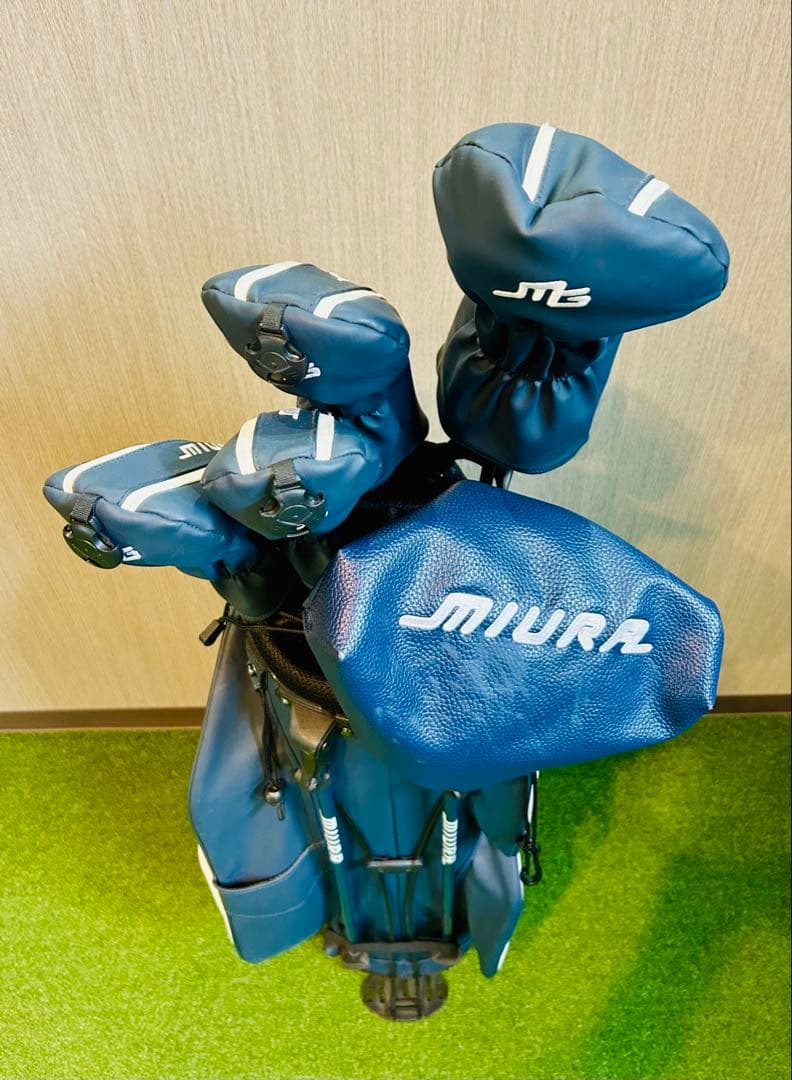 【美品！格安！】三浦技研キャディーバッグ＋ヘッドカバーセット