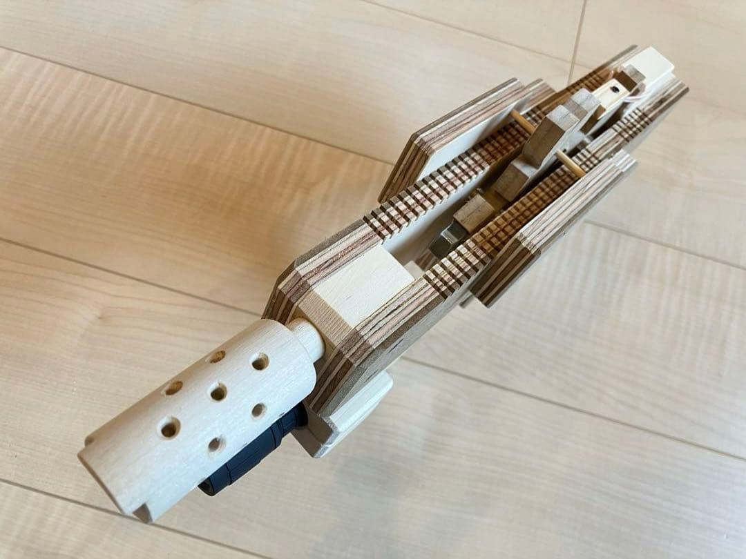 木製トイガン 3点セット　リボルバー　ベレッタ　マシンガン　ゴム鉄砲　おもちゃ