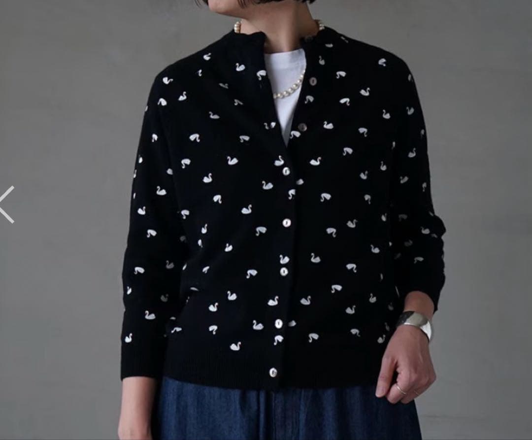 トップス R&D.M.Co. HYDE PARK CARDIGAN H.GRAY