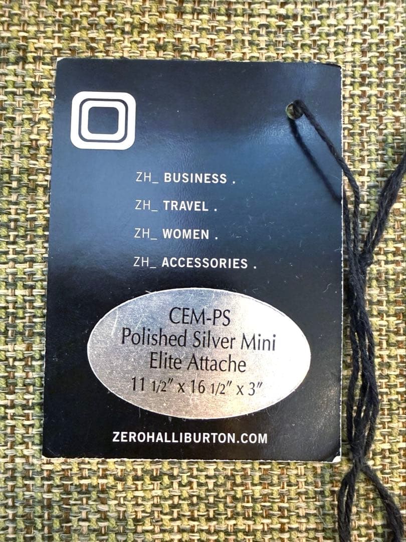 ZERO HALLIBURTON アタッシュ　クリアハンドル　CEM-PS