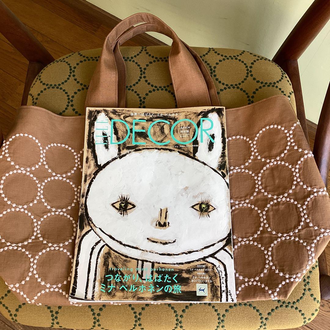 専用です！ミナペルホネンタンバリン両面でトートバッグ ハンドメイド