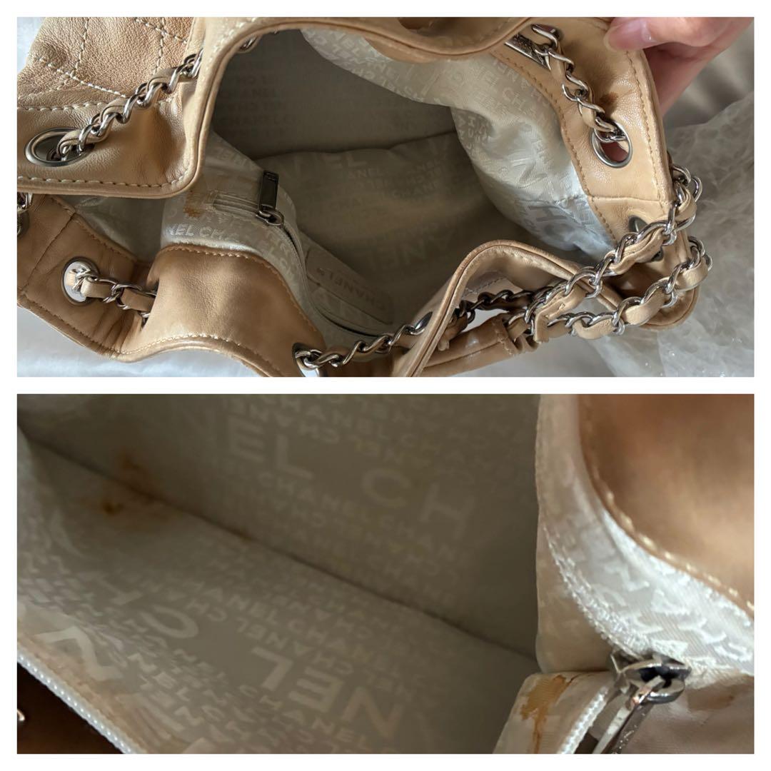 ひまわり 様♡CHANEL マトラッセ　ラムスキン ハンドバッグ　巾着