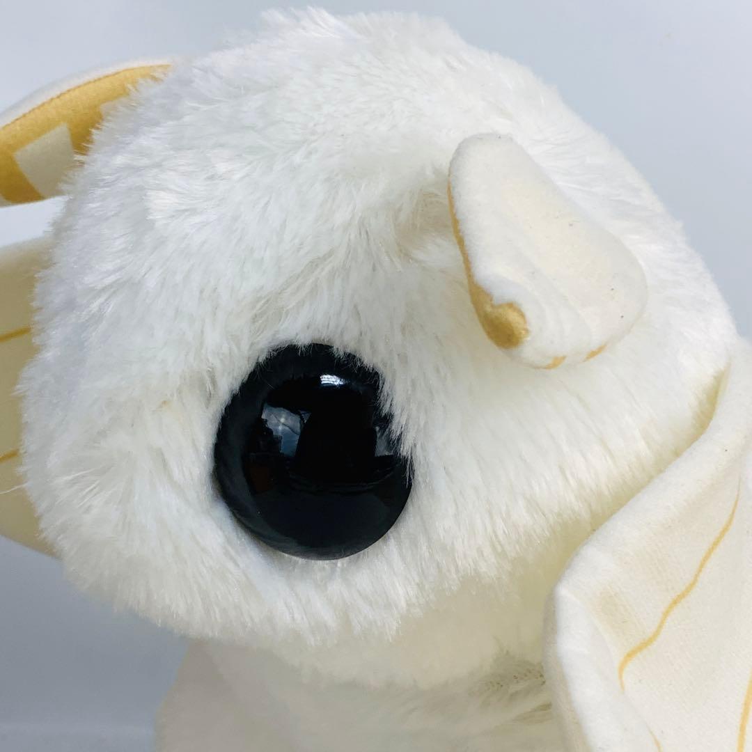 ふわふわモスちゃん　BIGぬいぐるみ　シロモ　カイコガ　白　ホワイト