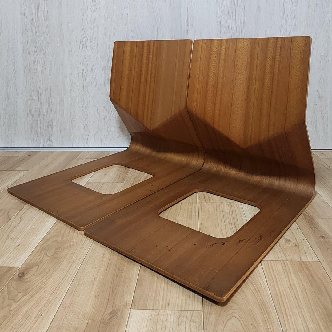 天童木工 高級座椅子 曲げ木 メランティ材 二個セット