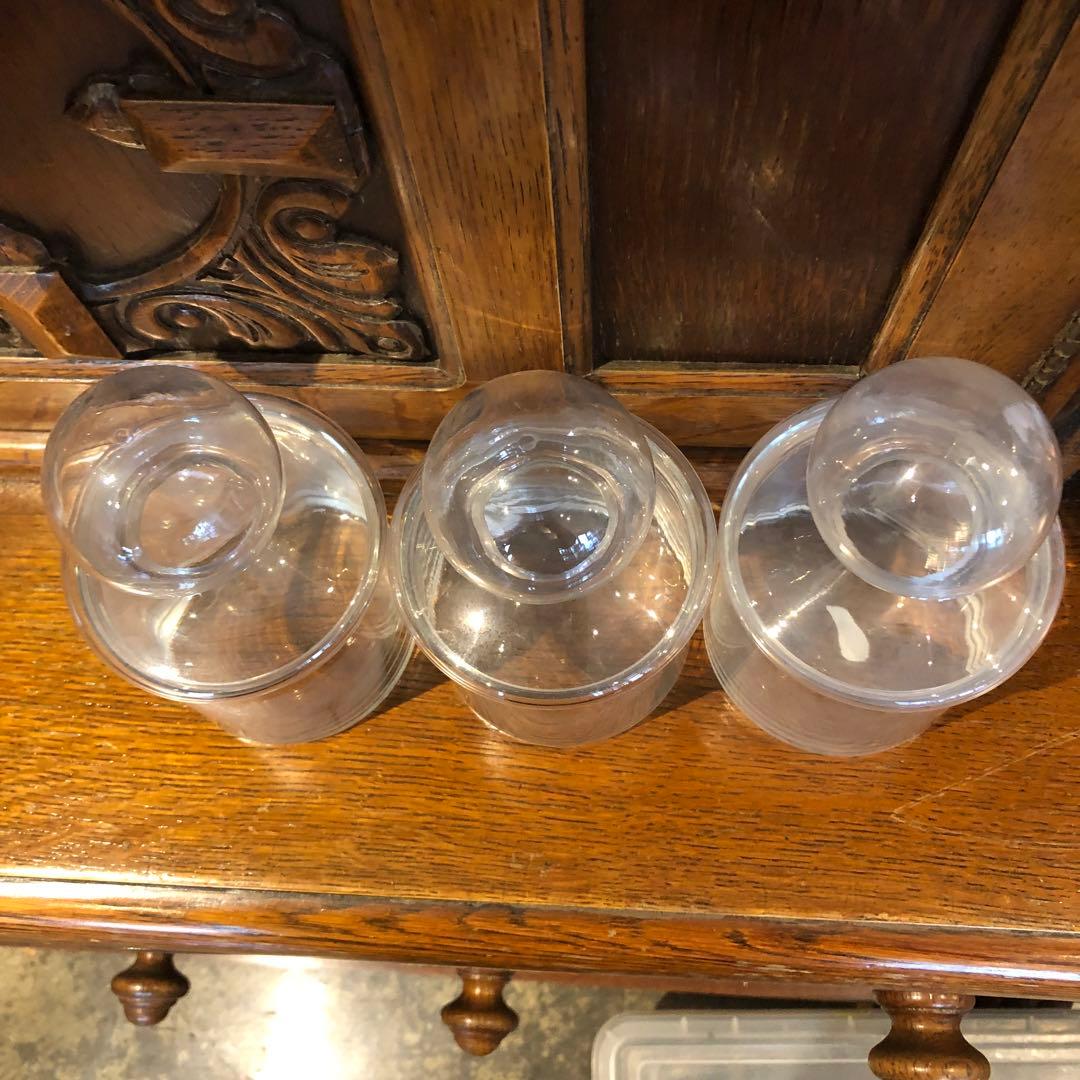 ◆482◆70’ｓ 薬瓶 蓋付き透明ガラス容器まとめて ポッド キャニスター