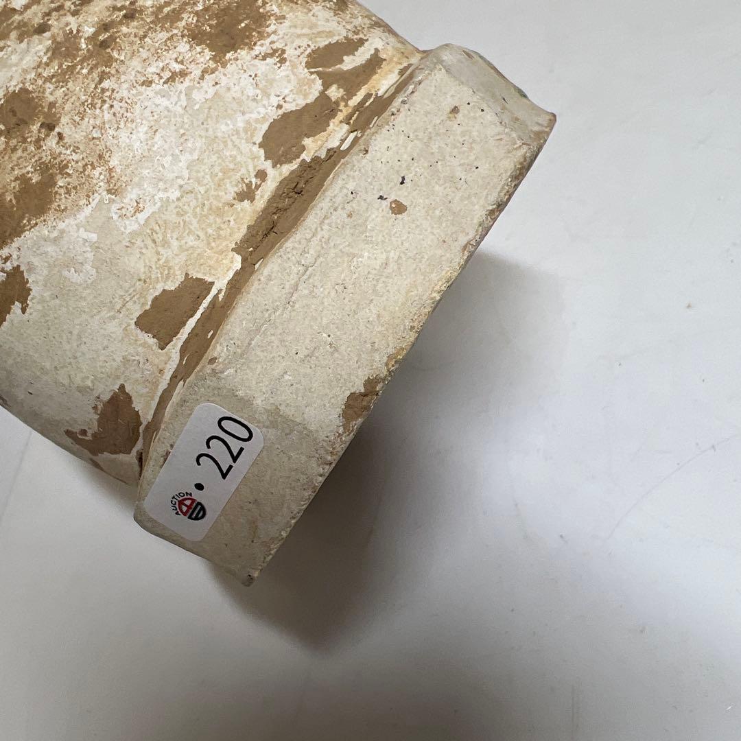 専用　中国唐時代　唐三彩人物　木箱付　高さ約36.5㎝　東Y8-0203②タニサ