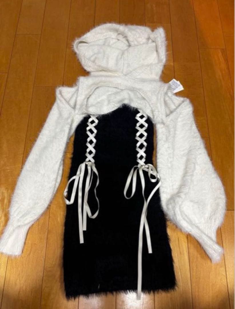 Amerge feather foodie onepiece ワンピース タグ付