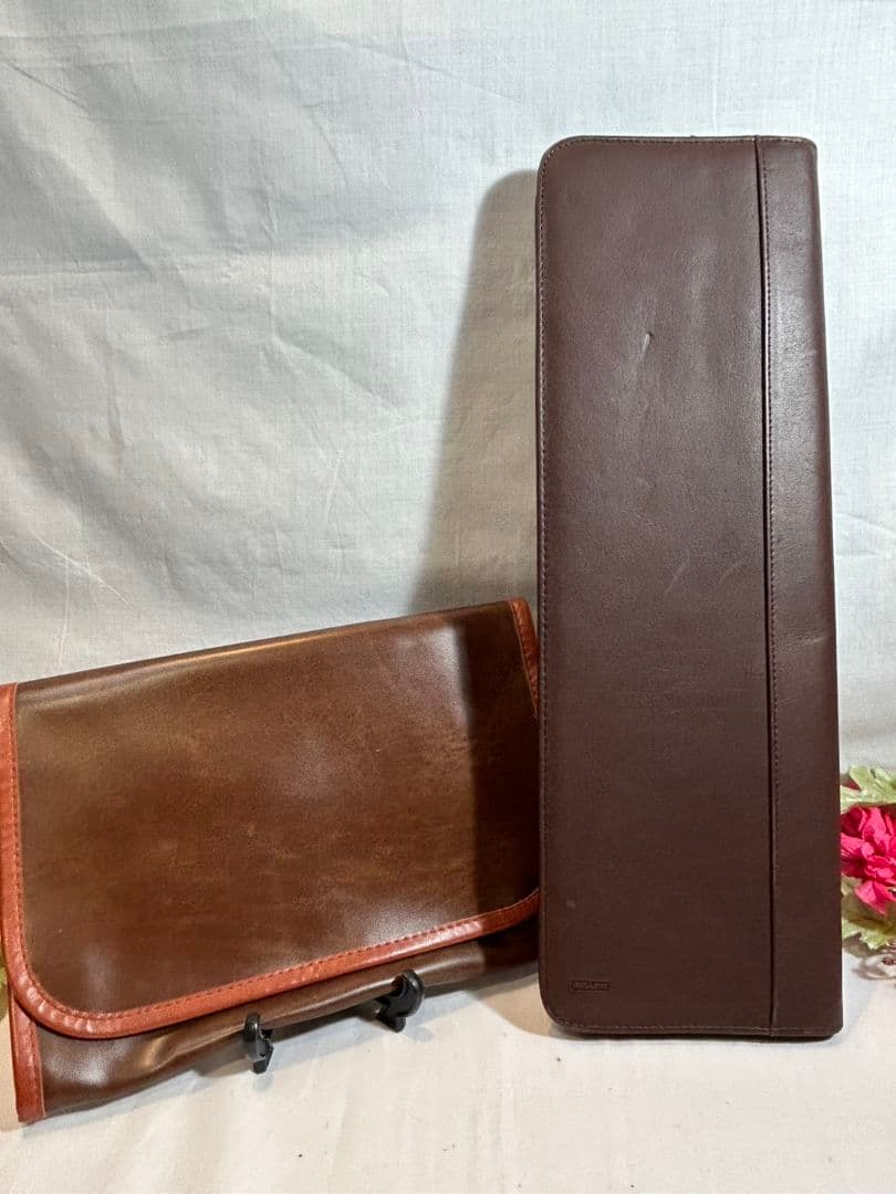 【美品】コーチ　オールドコーチ　ネクタイケース　ネクタイ2枚収納可能　ポーチ付き