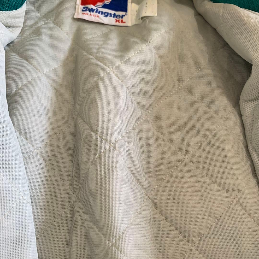 NFL マイアミドルフィンズ　ナイロン　スタジャン USA製