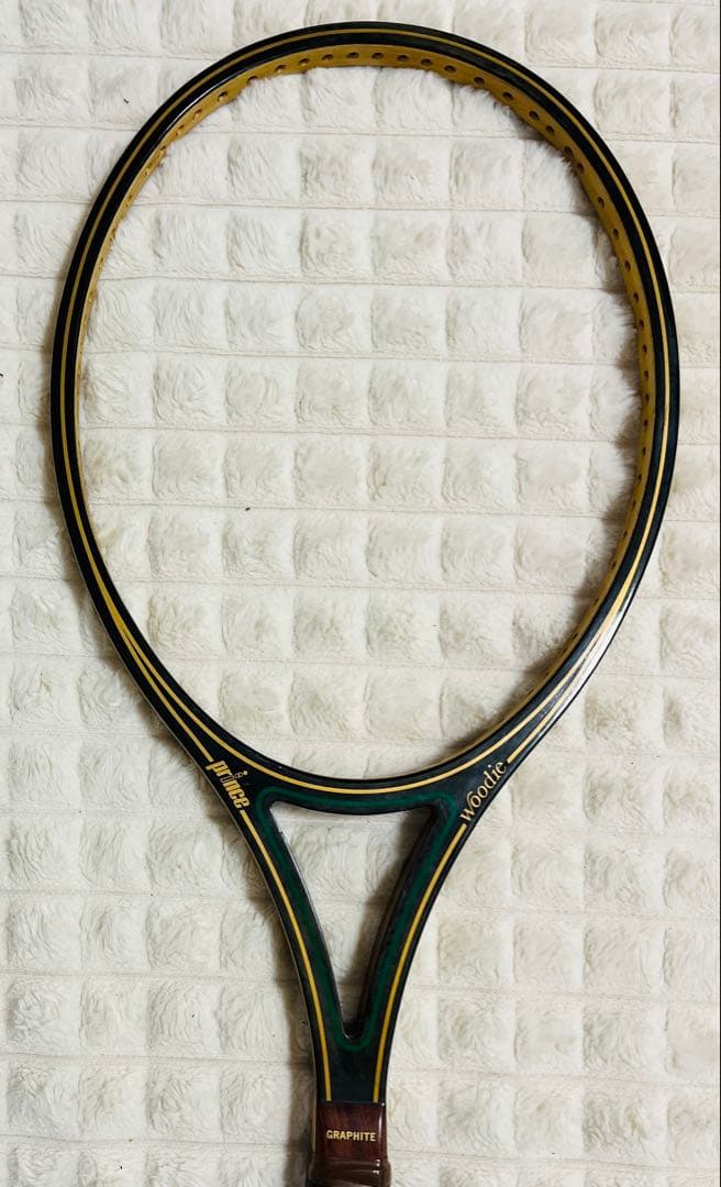 プリンス ウッディー グリップ4 カバー付 超美品 prince woodie