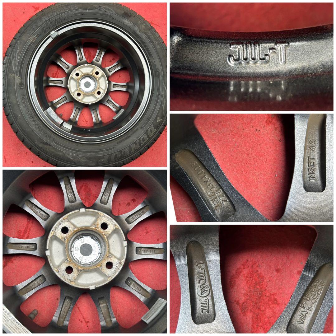 EXCEEDER社外ホイール13インチ×4.00B＋43 PCD100/4穴