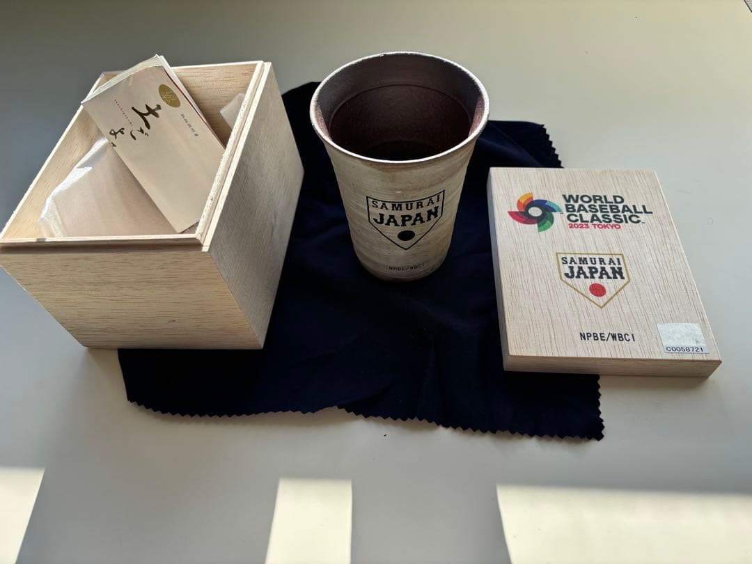 2023WBC優勝記念 信楽焼タンブラー