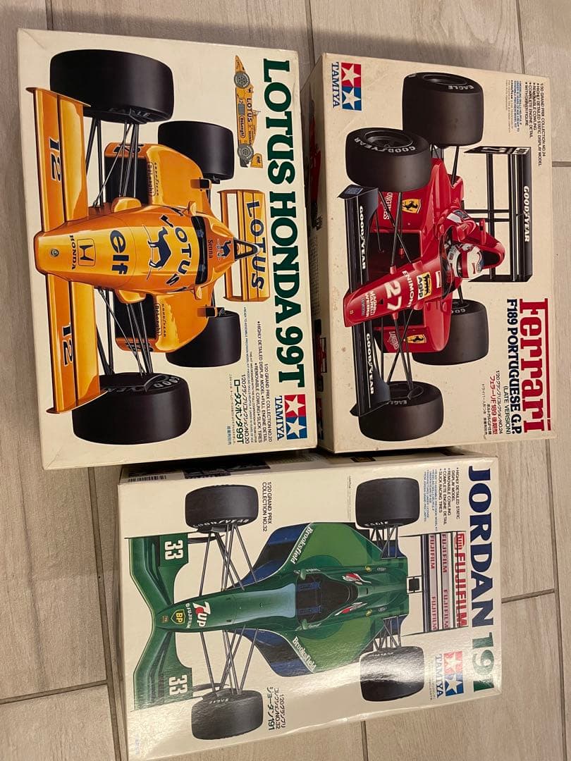 今週限定タミヤ F1モデルキット 3点セット