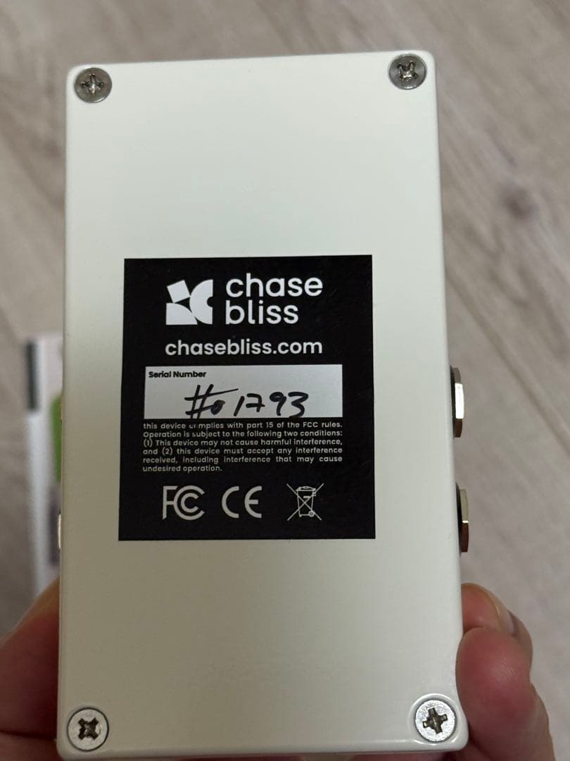 ギター Chase Bliss Clean