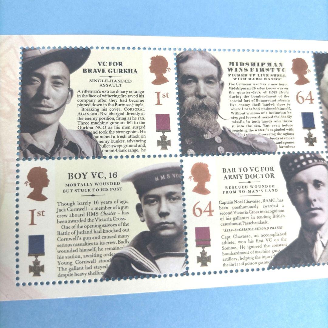 2640 外国切手 イギリス 2006年 ビクトリア十字勲章100周年 未使用