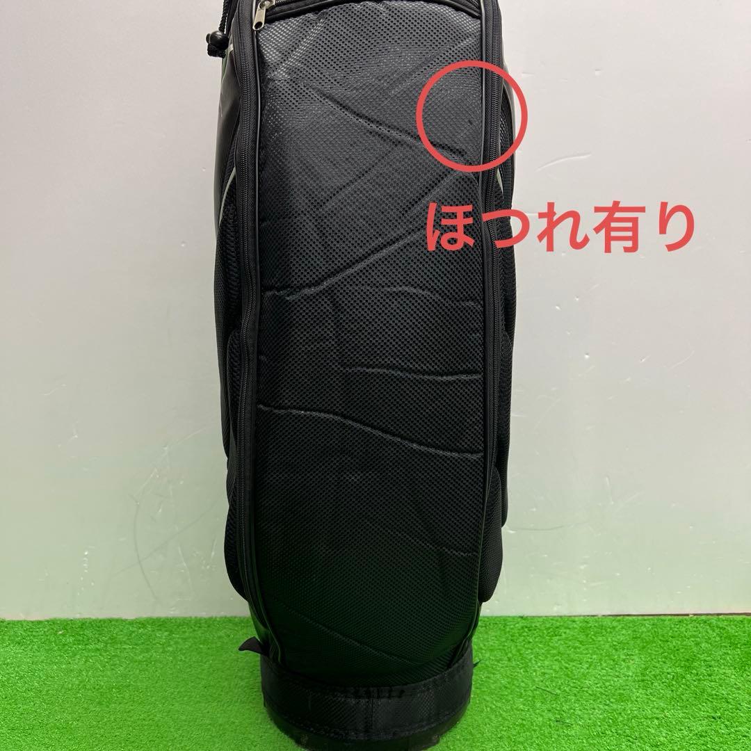 Fitway フィットウェイ　8インチ　ブラック　ゴルフバッグ　メンズ　中古品