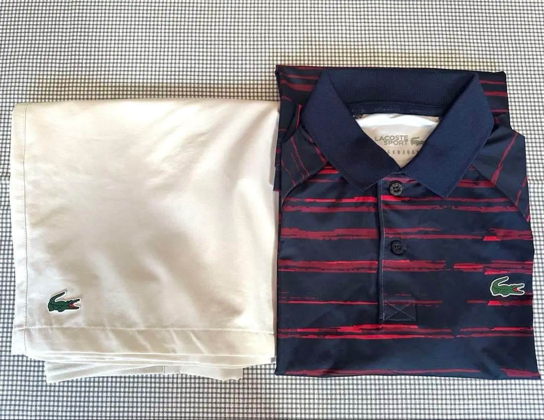 Lacoste テニスウェア　シャツ＆ショートパンツ