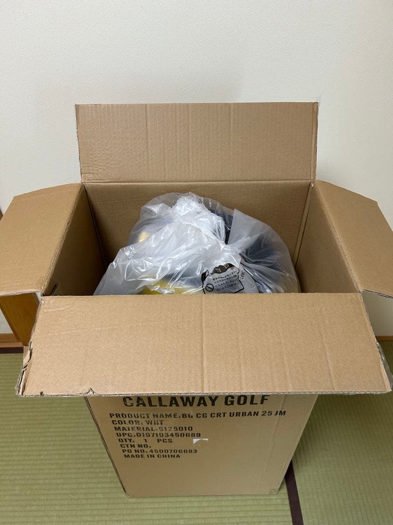 美品BRIDGESTONE GOLF キャディバッグ イエロー/ネイビー