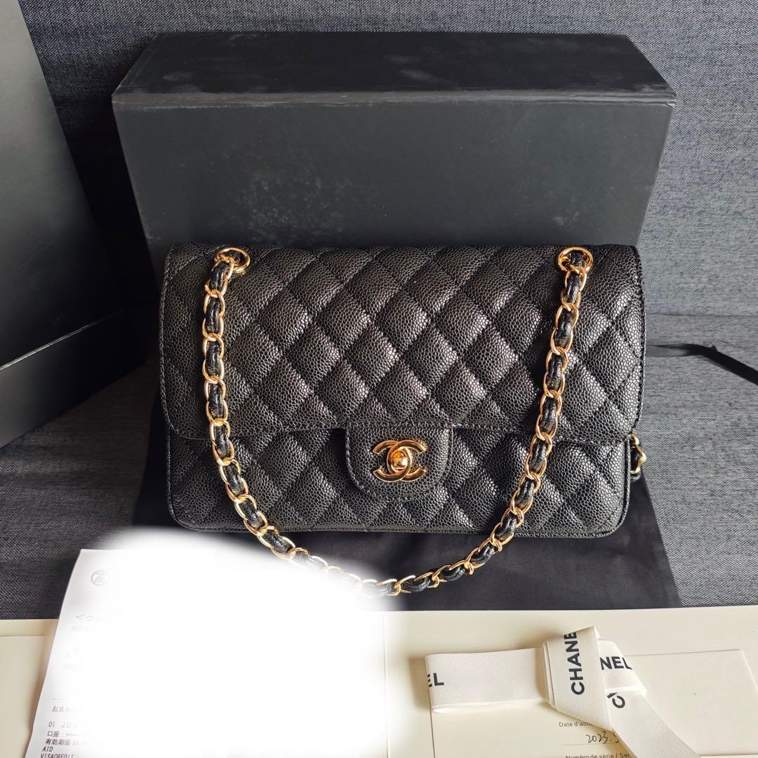 24時間以内発送 ブラック レザー ショルダーバッグ