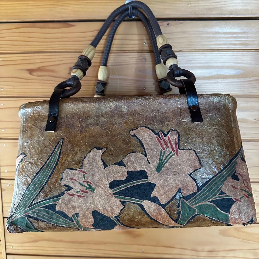 一閑張り　オシャレハンドル