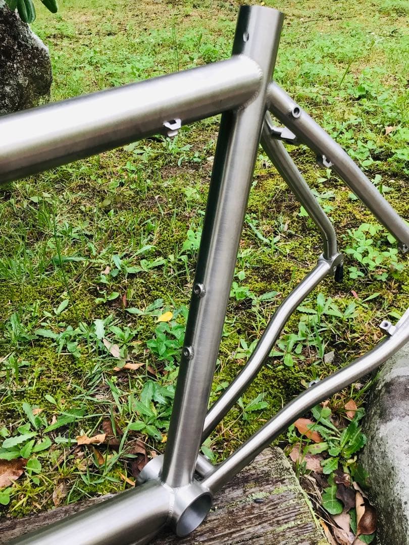 激レア・MORATI・チタニウム・元祖タンデム自転車 分割フレームセット 未組立