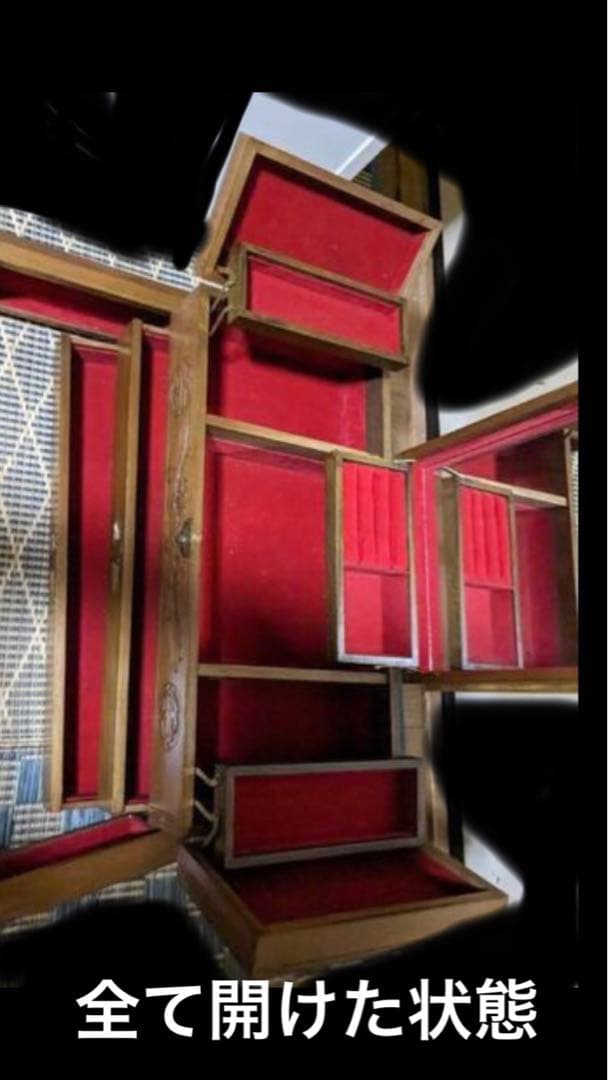 韓国　彫刻　ジュエリーボックス♦️小物入れ　使い方色々♦️補償付　送料込