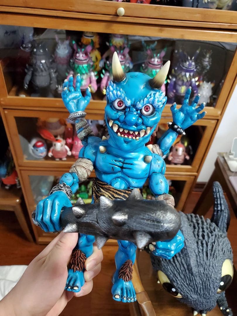 鬼入道　二期色　青竜エディション　デビル　怪獣　可動　ソフビ　フィギュア　限定