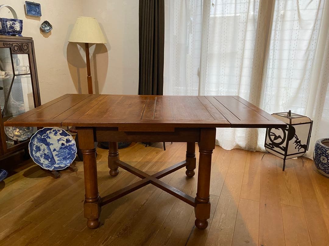 イギリスアンティーク　ドローリーフテーブル　最終価格