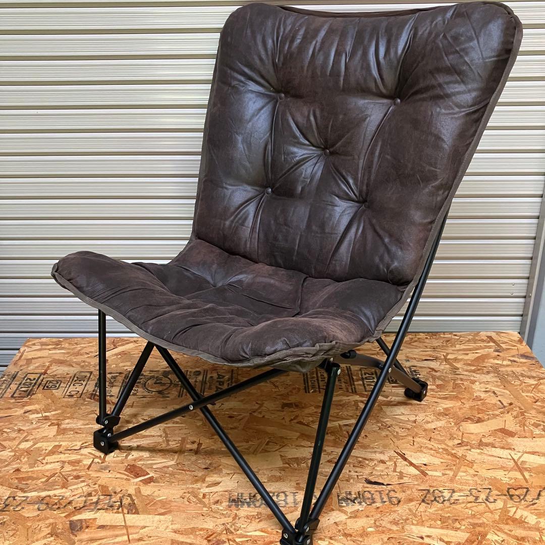 A2D78■NITORI ニトリ バタフライチェア ハイバック BR S01SS