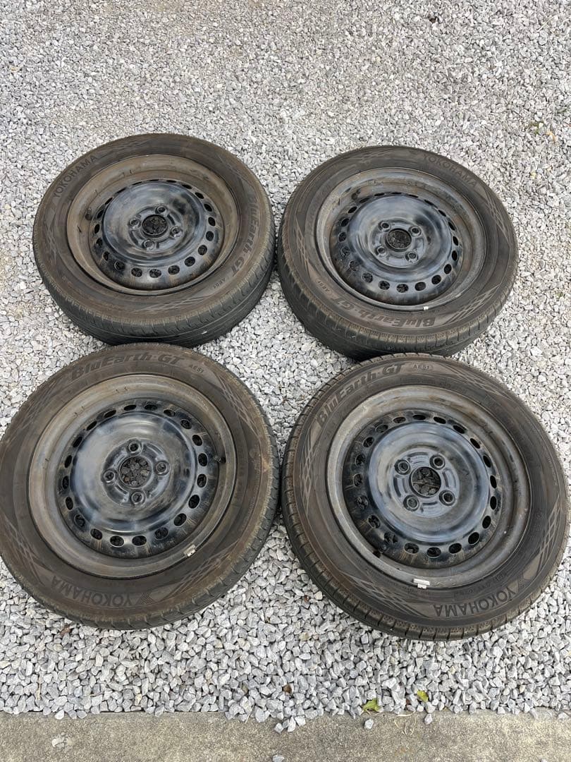 155/65R14 ヨコハマBluEarth-GT AE51 N-BOXホイール