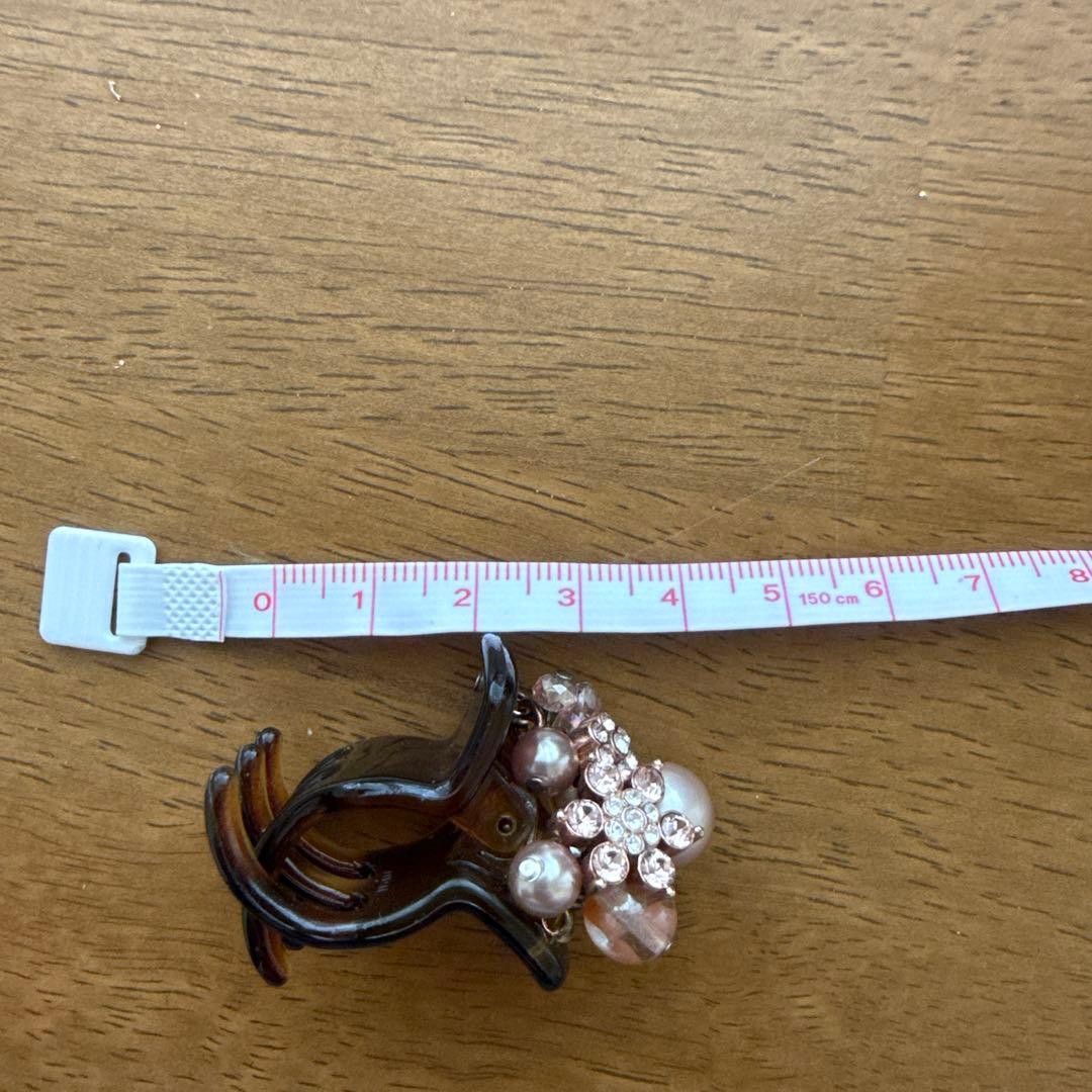 Reine Claudeレーヌクロード ヘアクリップ2個セット ビジュー＆パール