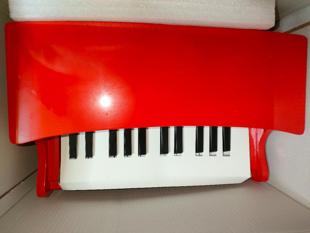 【新品未使用】クレラ　スモールオーケストラ　トイピアノ 25鍵　赤
