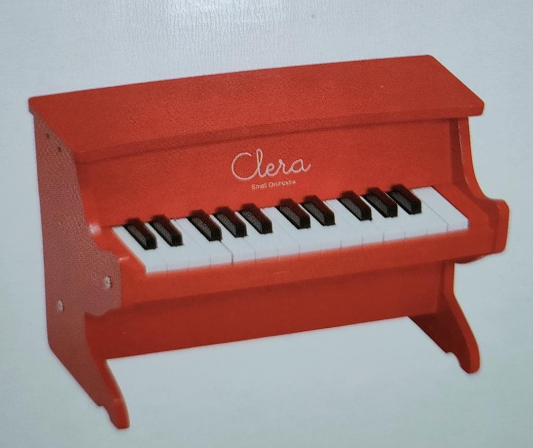 【新品未使用】クレラ　スモールオーケストラ　トイピアノ 25鍵　赤