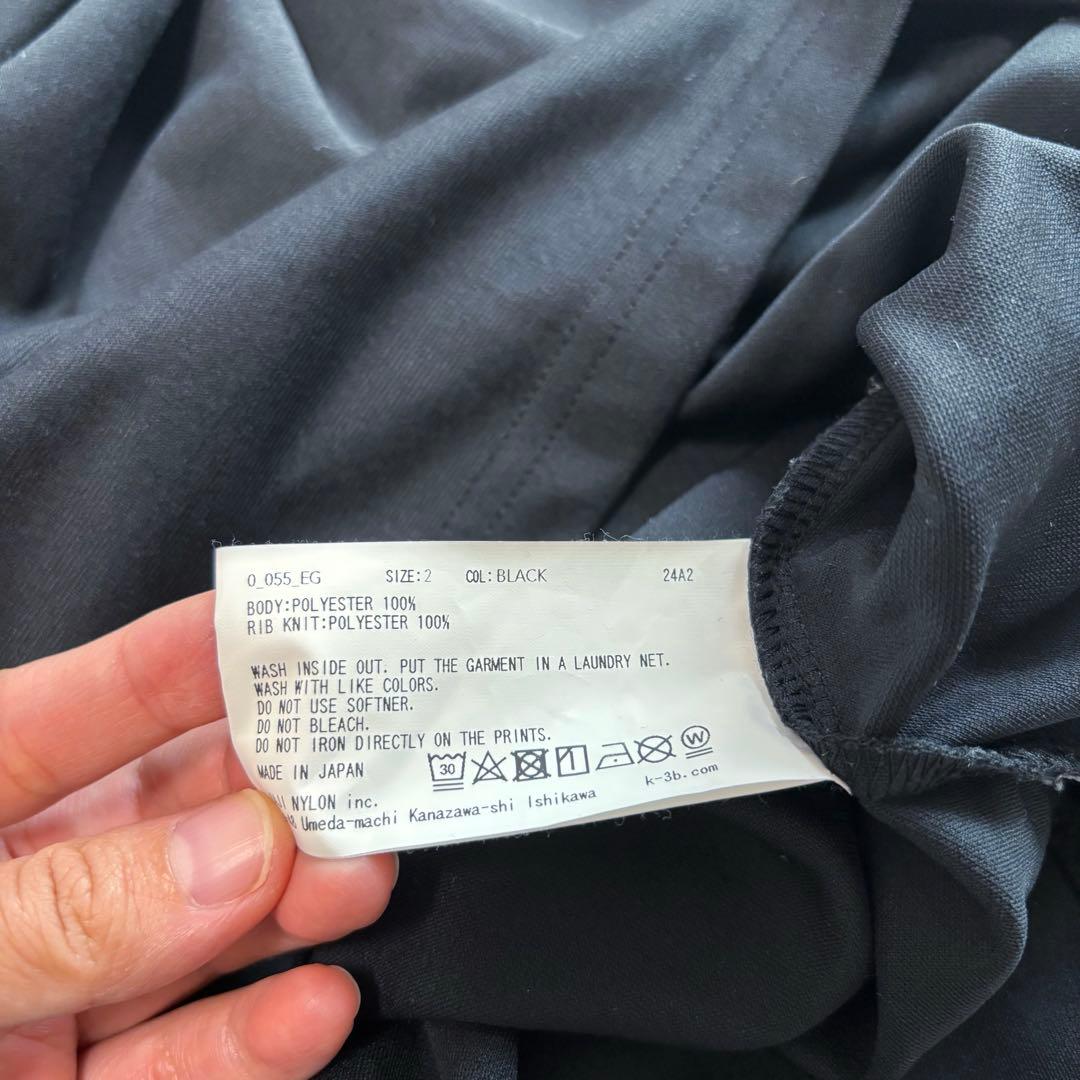 K-3B ZERO ポロシャツ ブラック 千場 ゴルフウェア ポケット