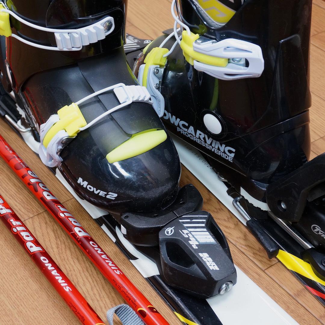 メンテ済 110cm 靴20cm CARVING カービングスキーセット