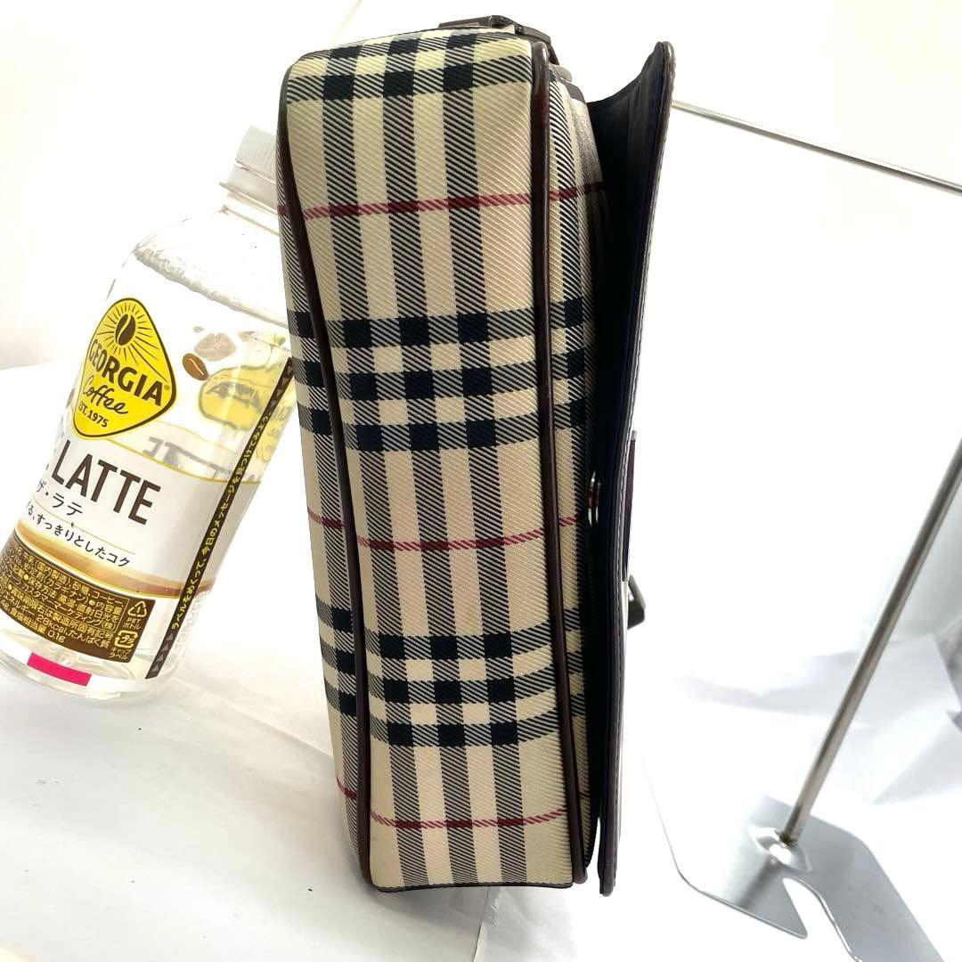 BURBERRY バーバリー ノバチェック 本革　ミニショルダーバッグ