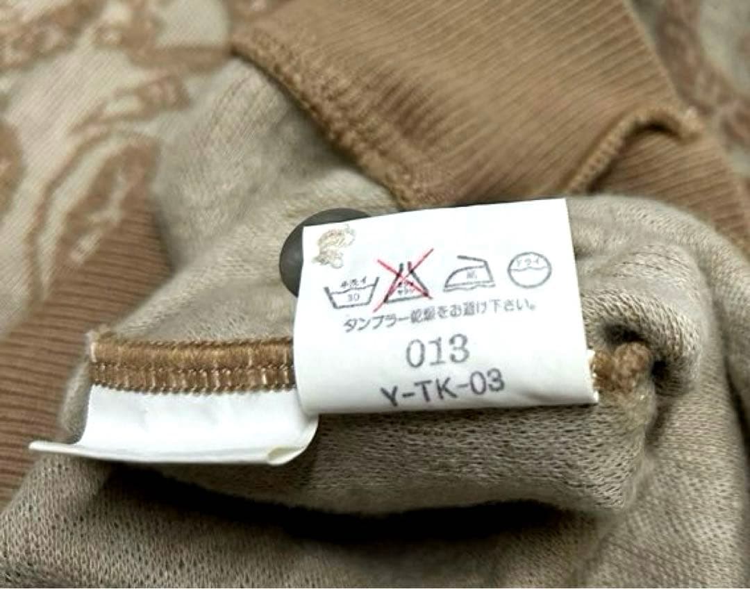 【希少】 Christian Dior コットンニット ペイズリー ポロシャツ