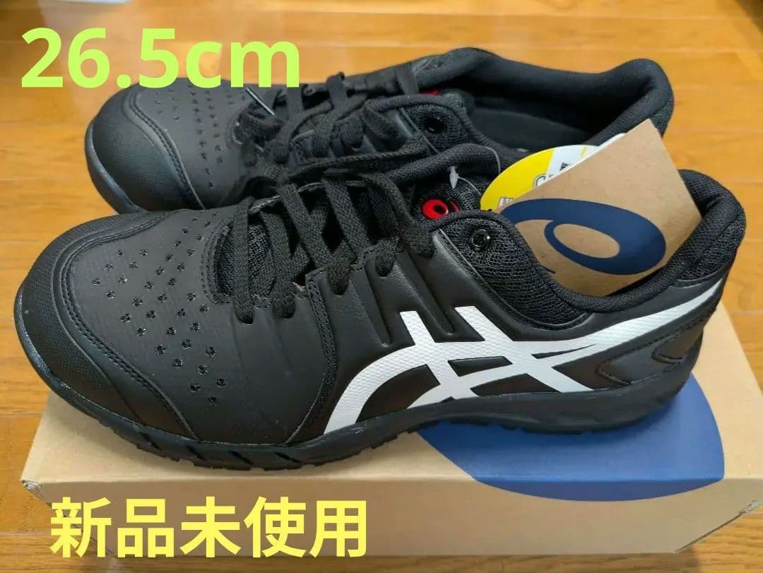 アシックス WINJOB CP113 ブラック/ホワイト 26.5cm ワイド