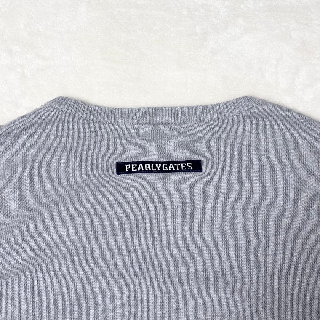 【新品】PEARLY GATES パーリーゲイツ　クルーネックセーター　サイズ5