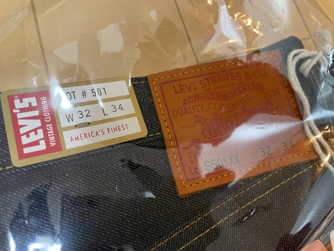 LEVIS 44501-0088 S501 W32 大戦モデル S506XX