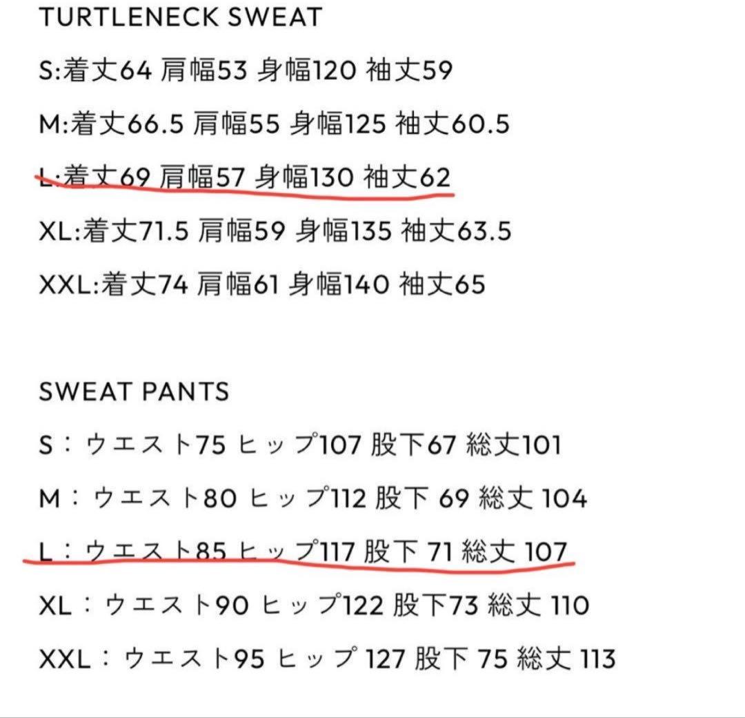 トップス ennoy ELECTRIC LOGO TURTLENECK SWEAT L