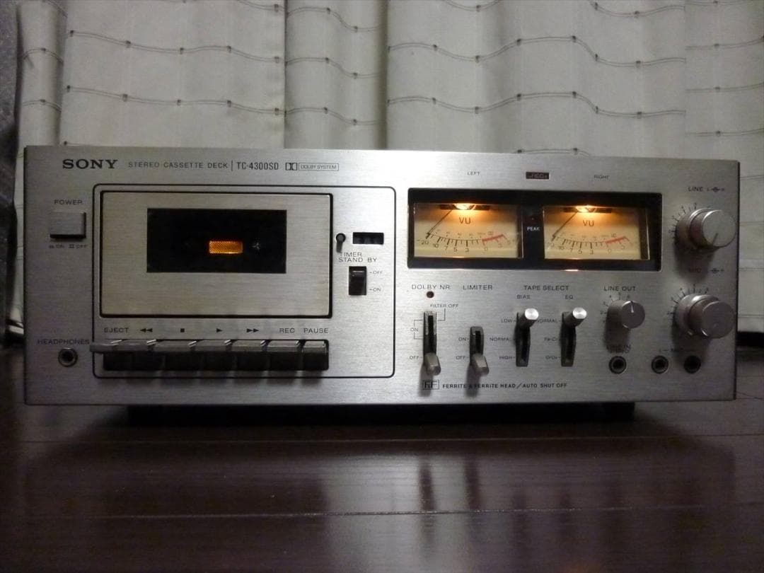 SONY ソニー カセットデッキ TC-4300SD 修理済 全機能動作 美品
