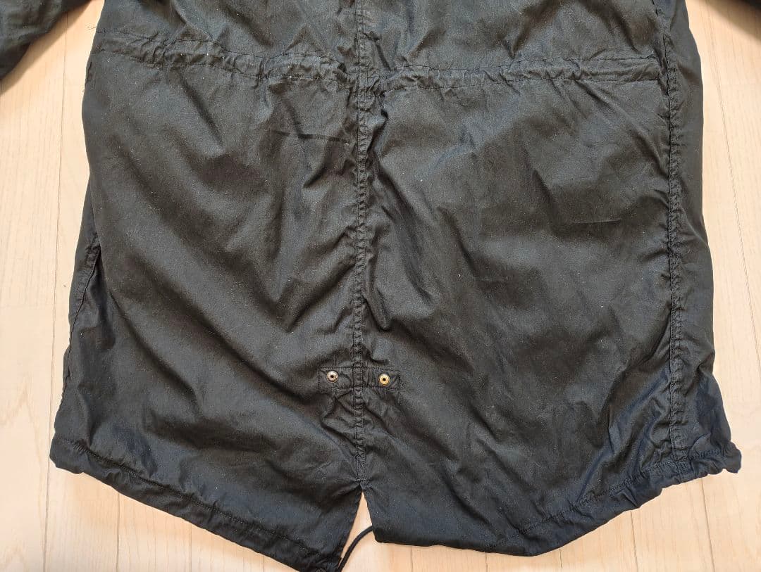 ジャケット・アウター anytee M-65 FISHTAIL PARKA SUPER BLACK