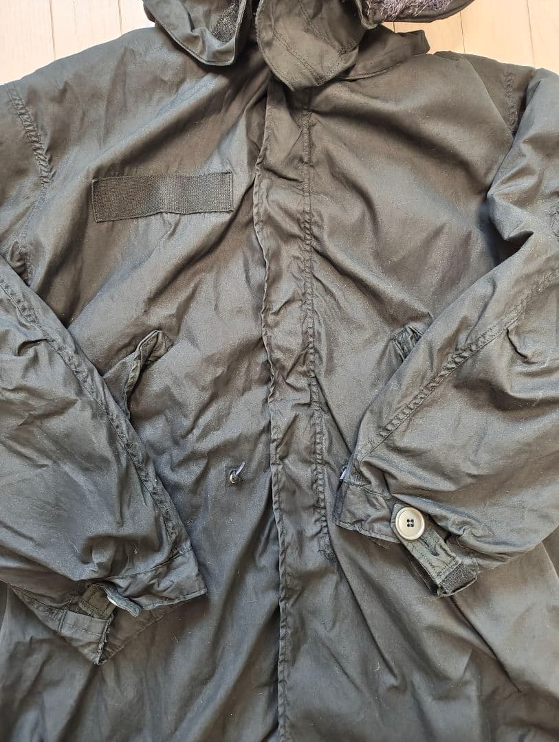 ジャケット・アウター anytee M-65 FISHTAIL PARKA SUPER BLACK