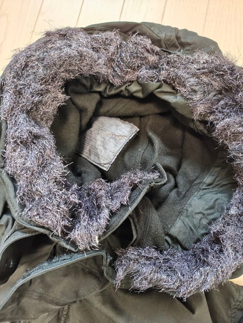 ジャケット・アウター anytee M-65 FISHTAIL PARKA SUPER BLACK