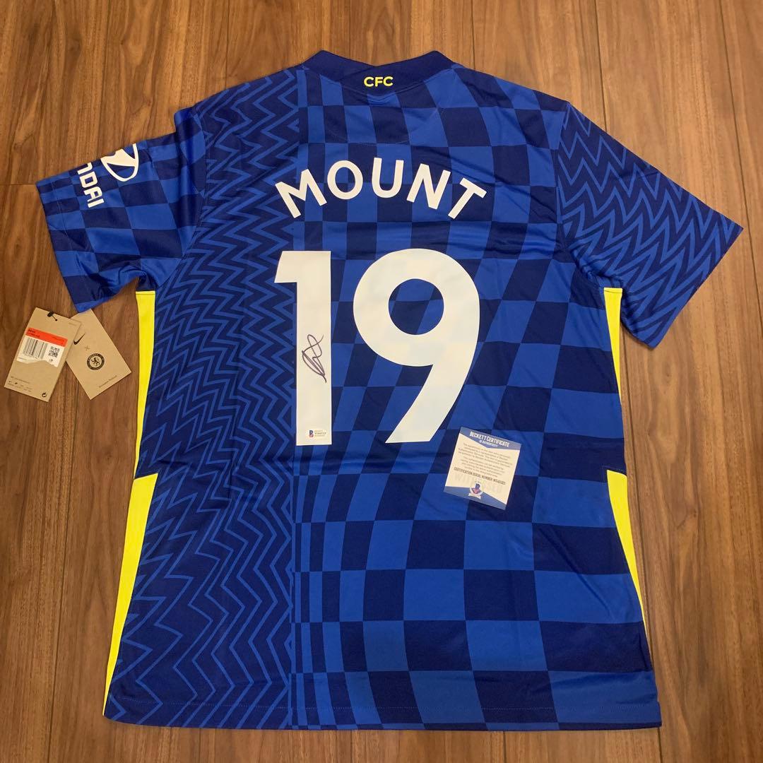 BECKETT社鑑定済 直筆サイン入りユニフォーム マウント チェルシー