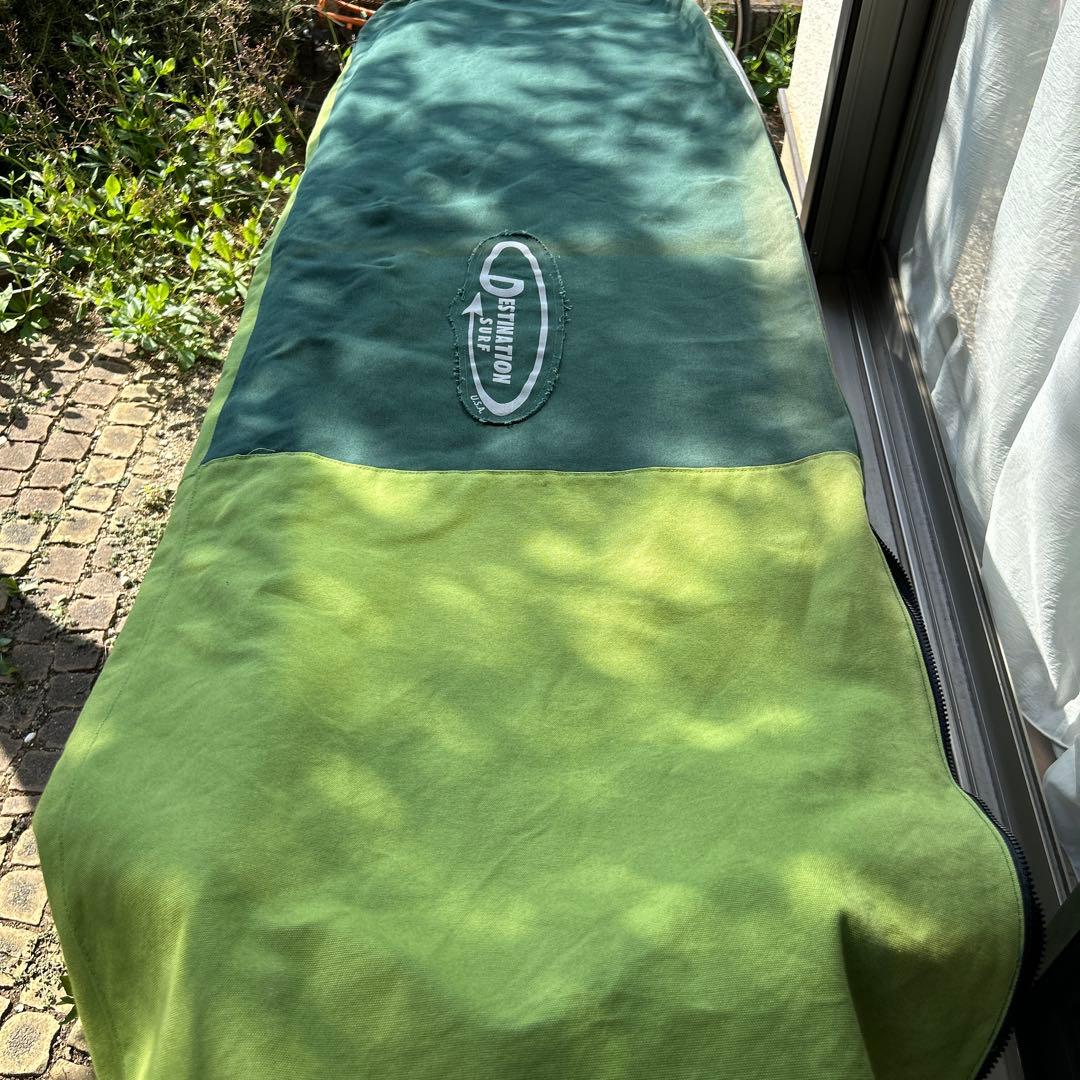 STORM BLADE ファンボード 黒　カバー付き　緑　サーフボード